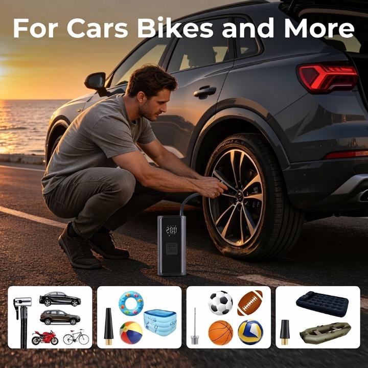 Portable Digital Tyre Inflator Kit – photo 3